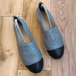 Chanel Espadrille leather shoes
